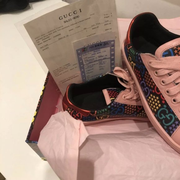 gucci psychedelic sneakers